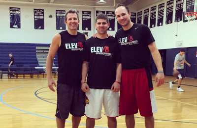 Head trainer Robbie Haught helping world renowned NBA trainers Ganon ...